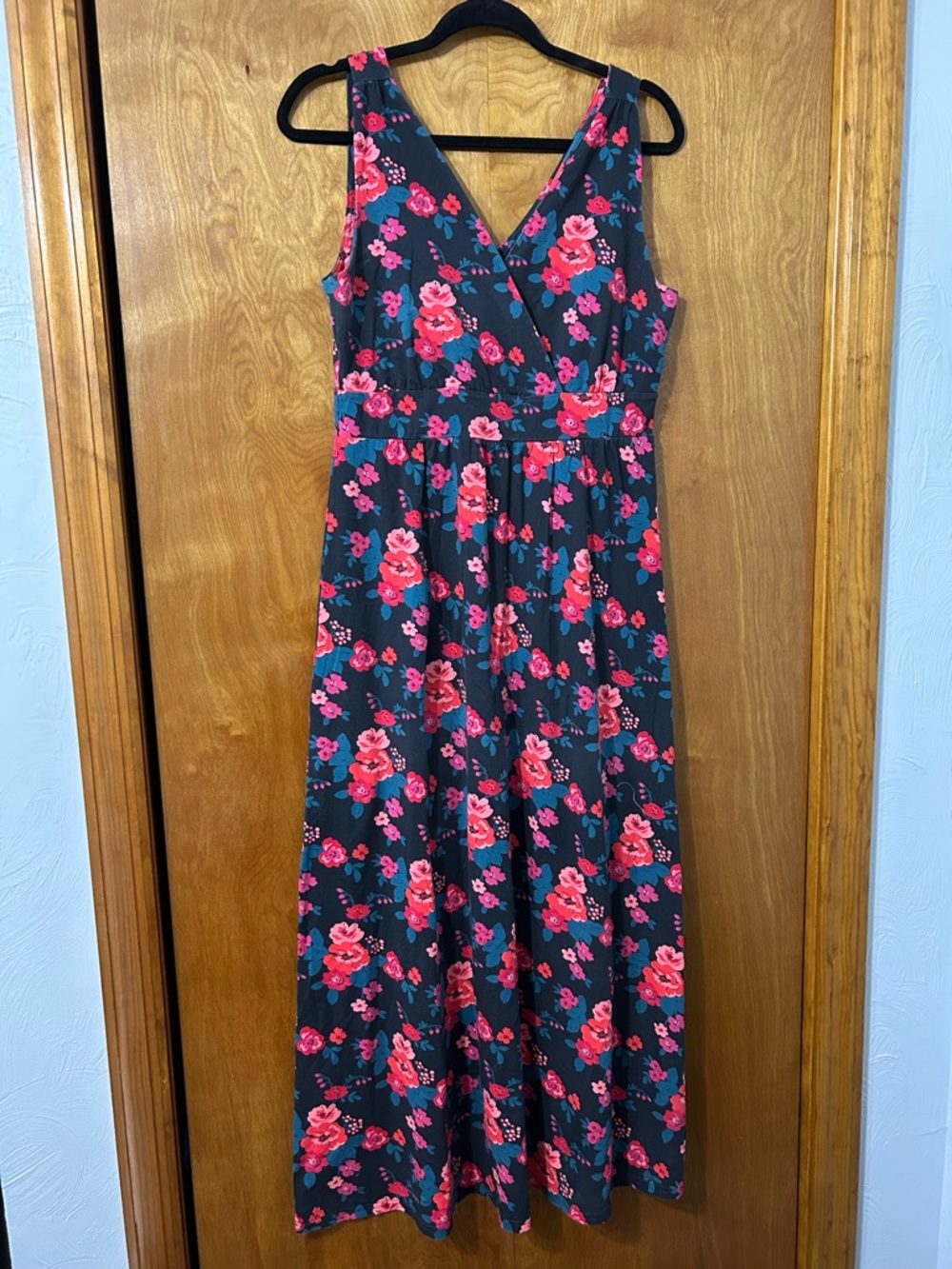 Garnet Hill Dress with Pink Floral Print